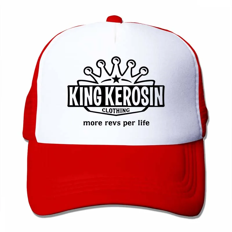 King Kerosin бейсбольная кепка для мужчин и женщин, Кепка-Дальнобойщик, модная Регулируемая Кепка - Цвет: 4-Red