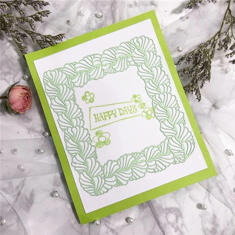 

Eastshape Complex Frame Cutting Dies Crafts Metal Die for Scrapbooking Card Album Embossing Die Cut New Template