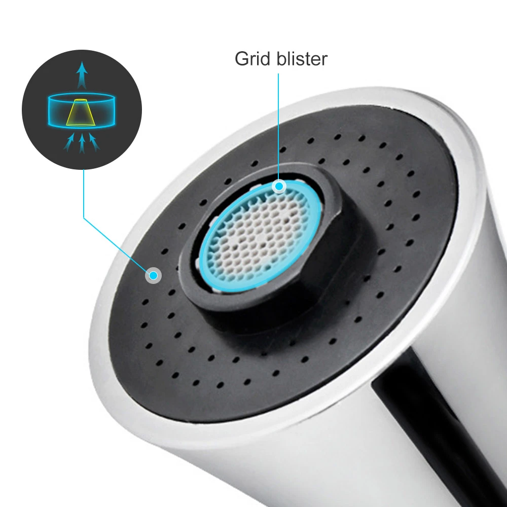 3Modes Kitchen Water Faucet Filter Adjustable High Pressure Tap Aerator Spray Head Universal Anti Splash Faucet Nozzle Connector water faucet filter faucet aerator faucet sprayer kitchen faucet