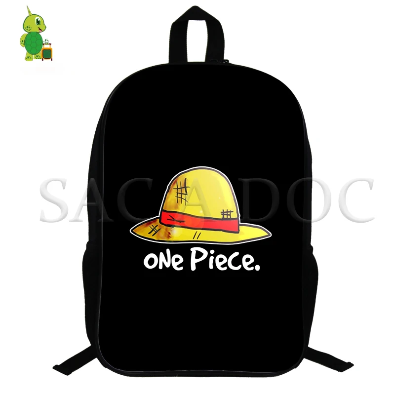 Аниме one piece D. luffy рюкзак для мальчиков и девочек Mochila школьные сумки для подростков 14,5 дюймов Рюкзак на заказ дорожные сумки - Цвет: 5