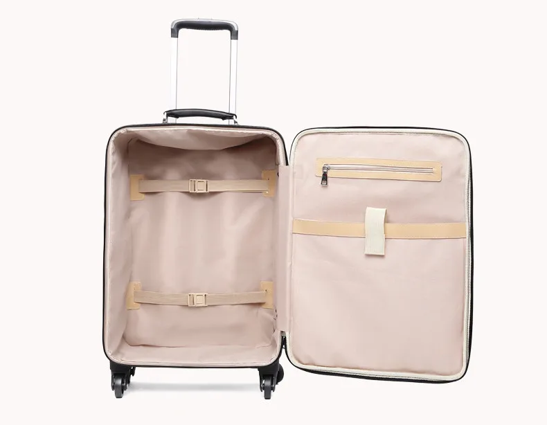 1" 20" 2" женская сумка на колесиках, набор кожаных чемоданов на колесиках для путешествий