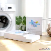  24pcs Mixed Dyeing Proof Color Absorption Sheet Anti Dyed Cloth Laundry Papers Color Catcher Grabber Cloth for Washing Machine 