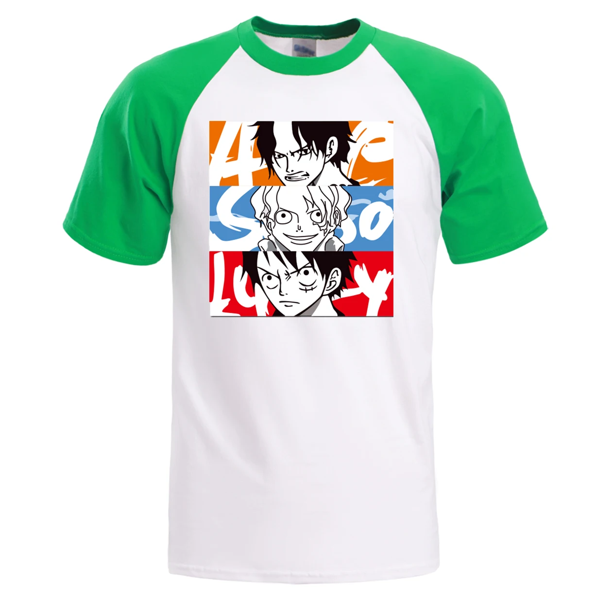 

Men One Piece T Shirt Luffy Summer Raglan Japan Anime Tshirt Male Short Sleeve Harajuku Cotton Tops Tees Sportswear Shirt Tee