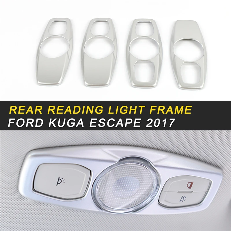 

Front Fog Light Cover Trim Frame Sticker Interior Accessories for Ford KUGA Escape 2017 2018