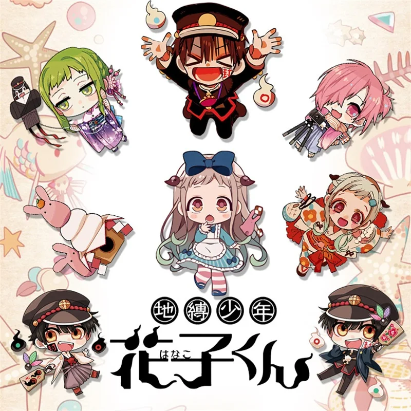 Японское аниме в туалетном стиле Hanako kun Nene Kou Minamoto Косплей Акриловый Брелок