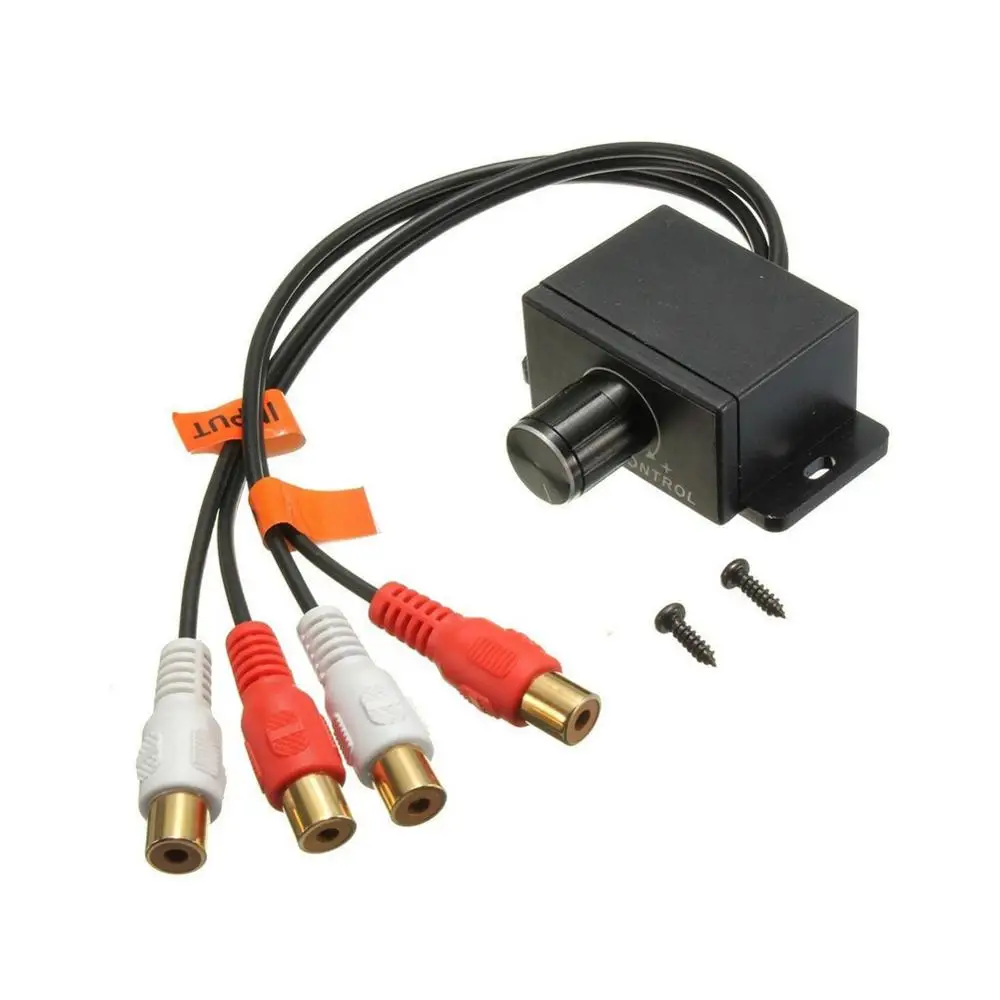 

Car Audio Amplifier Bass RCA Level Remote Volume Control Knob LC-1 Universal AutoAudio Amplifier Volume Control Knob 2019 New