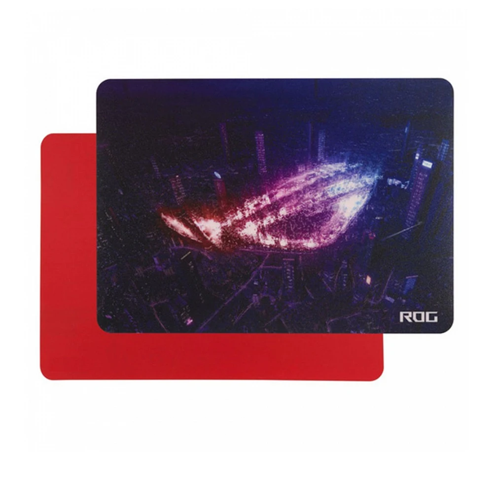 Коврик для мыши ASUS Strix Slice cиликоновая основа, поликарбонатовая поверхность, 350 x 250 x 0.6 мм, цвет: рисунок