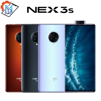 Перейти на Алиэкспресс и купить Новый оригинальный vivo Nex 3S мобильный телефон 6,89 дюймов неограниченный водопад экран 8 ГБ + 256 ГБ Snapdragon 865 камера 64.0MP NFC Смартфон