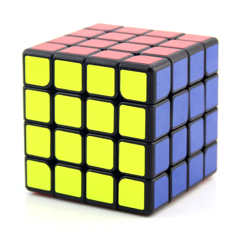 Demon Culture Arrogant Speed gtsm Magnetic Four Order Magic Cube Black And White with Pattern Moyu aosu Smooth Magnetic Position