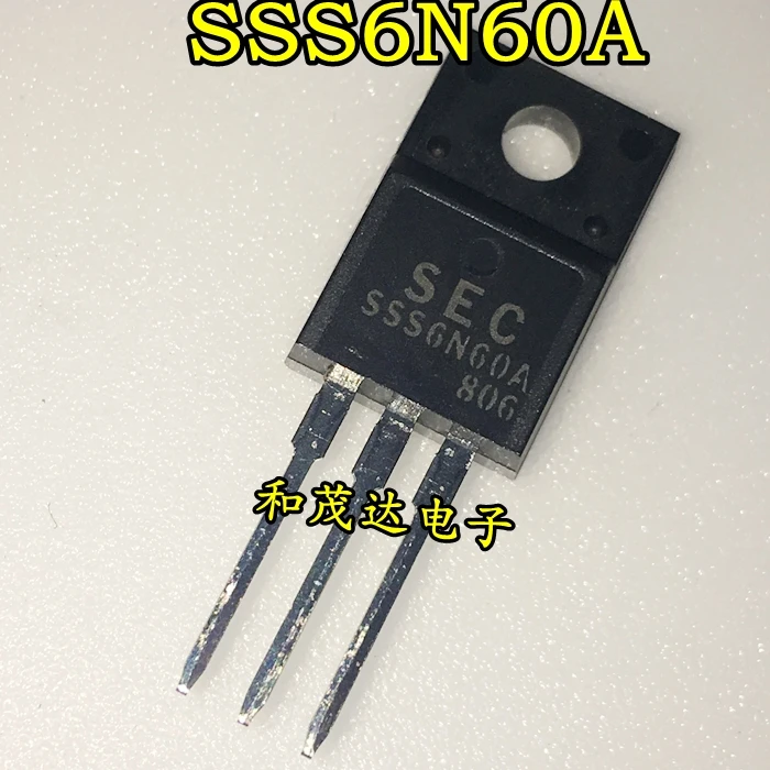 5 шт./SSS6N60A 6N60S 600V 6A TO-220F TO220F