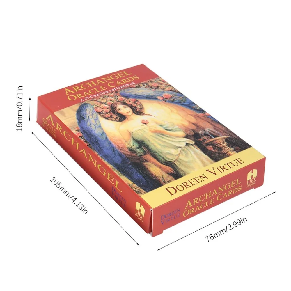 Волшебная Архангел Oracle карты магия земли: читать судьба Таро карты игра для личного Применение Настольная игра 45-игральной карты и руководство
