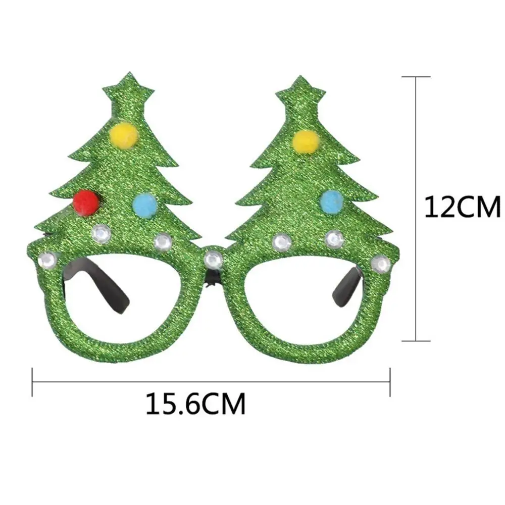 Noel Glasses 1 Taoup Санта Рождественские очки рождественские украшения Рождественское украшение для дома Noel Natal Снеговик Рождество Лось подарки на год - Цвет: Noel Glasses 1
