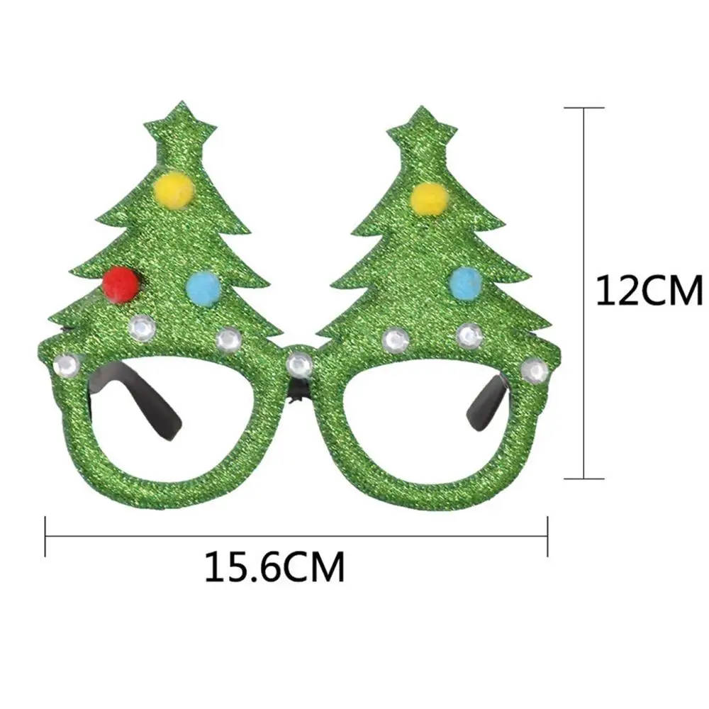 Taoup Санта Рождественские очки рождественские украшения Рождественское украшение для дома Noel Natal Снеговик Рождество Лось подарки на год - Цвет: Noel Glasses 1