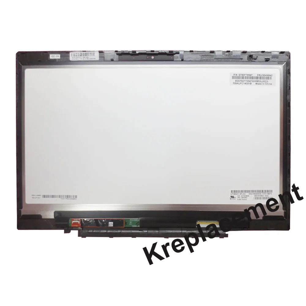 écran Lcd 14 Verre Numériseur Tactile Cadre Pour Lenovo Thinkpad X1 Carbon 3rd Gen Type 20bs 20bt écran Tactile Aliexpress