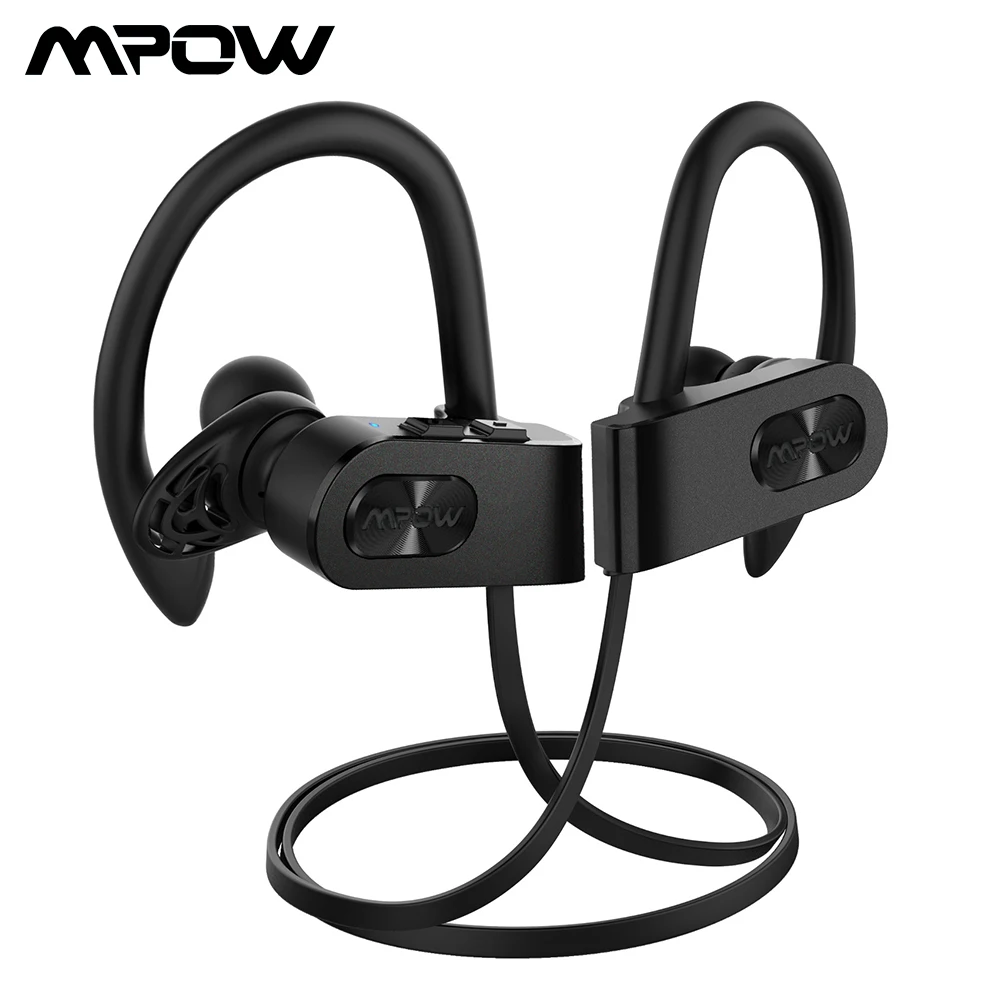 Comprar Mpow Flame 2 Bluetooth 5.0 Auricular IPX7 Auricular inalámbrico a prueba de agua con 13 horas de reproducción Micrófono con cancelación de ruido Auricular deportivo