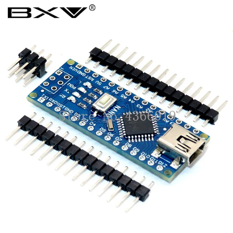 NANO Nano Mini USB с Загрузчиком совместимый Nano 3,0 контроллер Arduino CH340 USB драйвер 16 МГц Nano v3.0 ATMEGA328P - Цвет: NANO