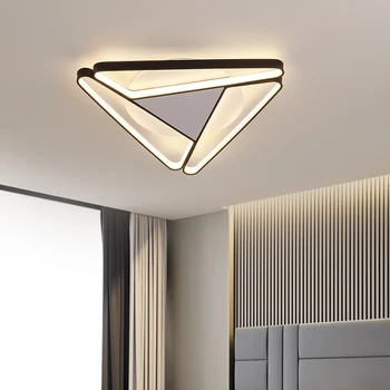 

Modern LED Ceiling Light Black/white/grey Ultra Thin Lamp Lighting Fixture Surface Mount Living Room Home Decor Remote Control