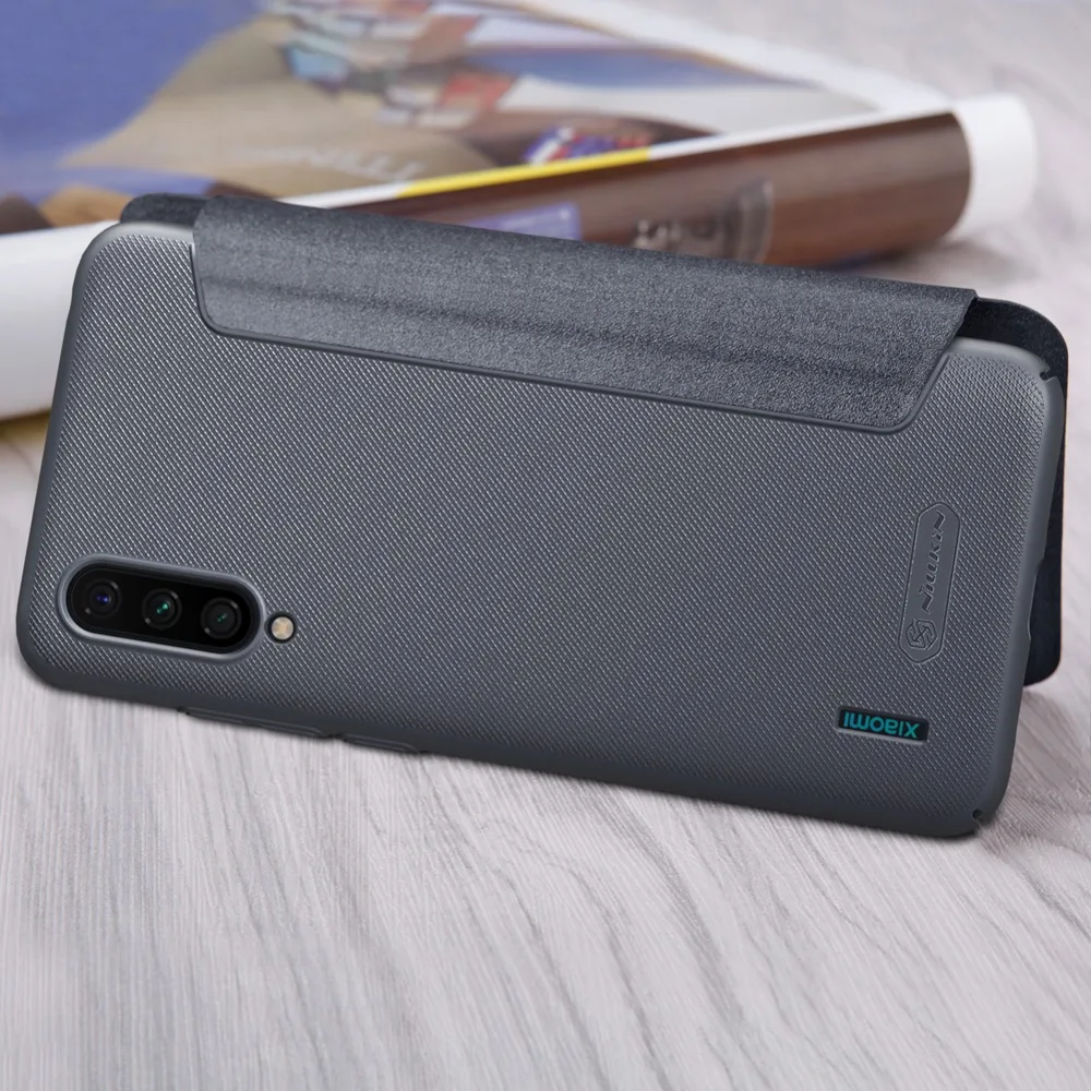 Для xiaomi mi CC9 флип-кейс NILLKIN Sparkle серии пластиковый PU кожаный чехол для xiaomi mi cc9 чехол откидная крышка