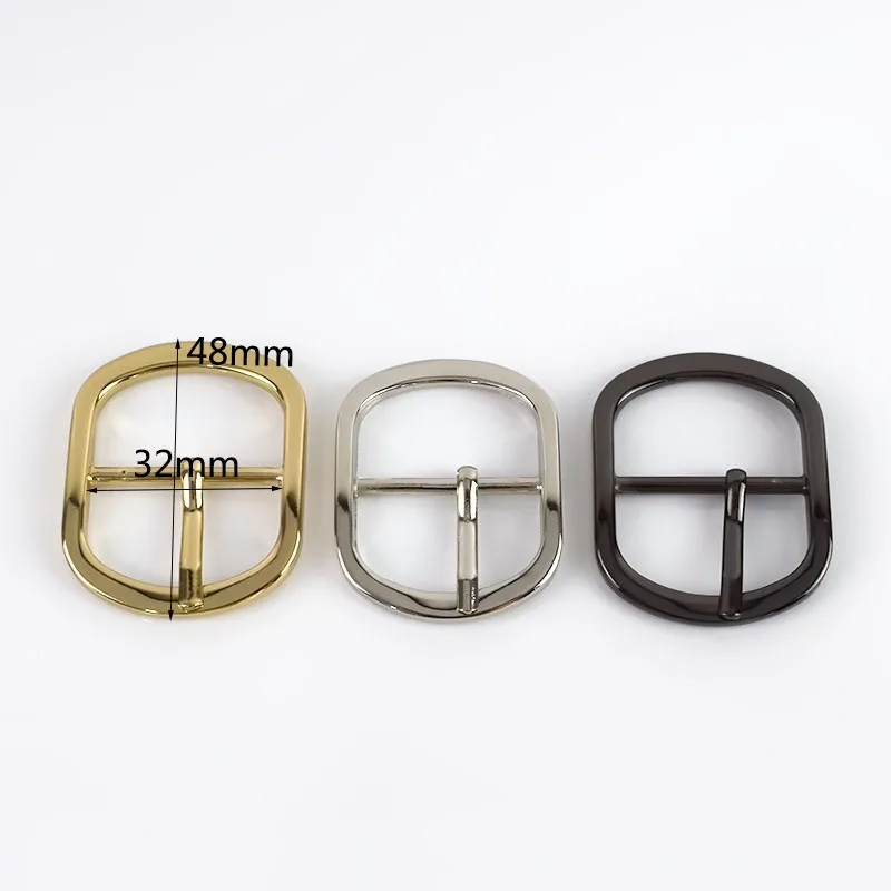 32mm Meetee 5 шт. 12/18/25/, маленького размера, круглой формы с диаметром 32 мм, металлическая пряжка, сумок, обуви, ремень с пряжкой поделки кожаный отрегулировать ролик булавки в виде спускового аксессуар - Цвет: 32mm