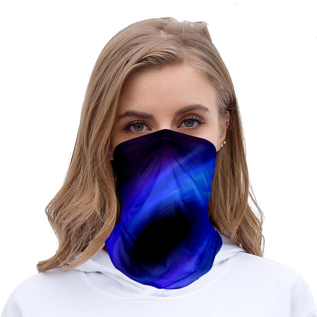 stars color seamless headscarves for men and women with ice silk sunscreen bib mask multi-functional sports magic headscarve