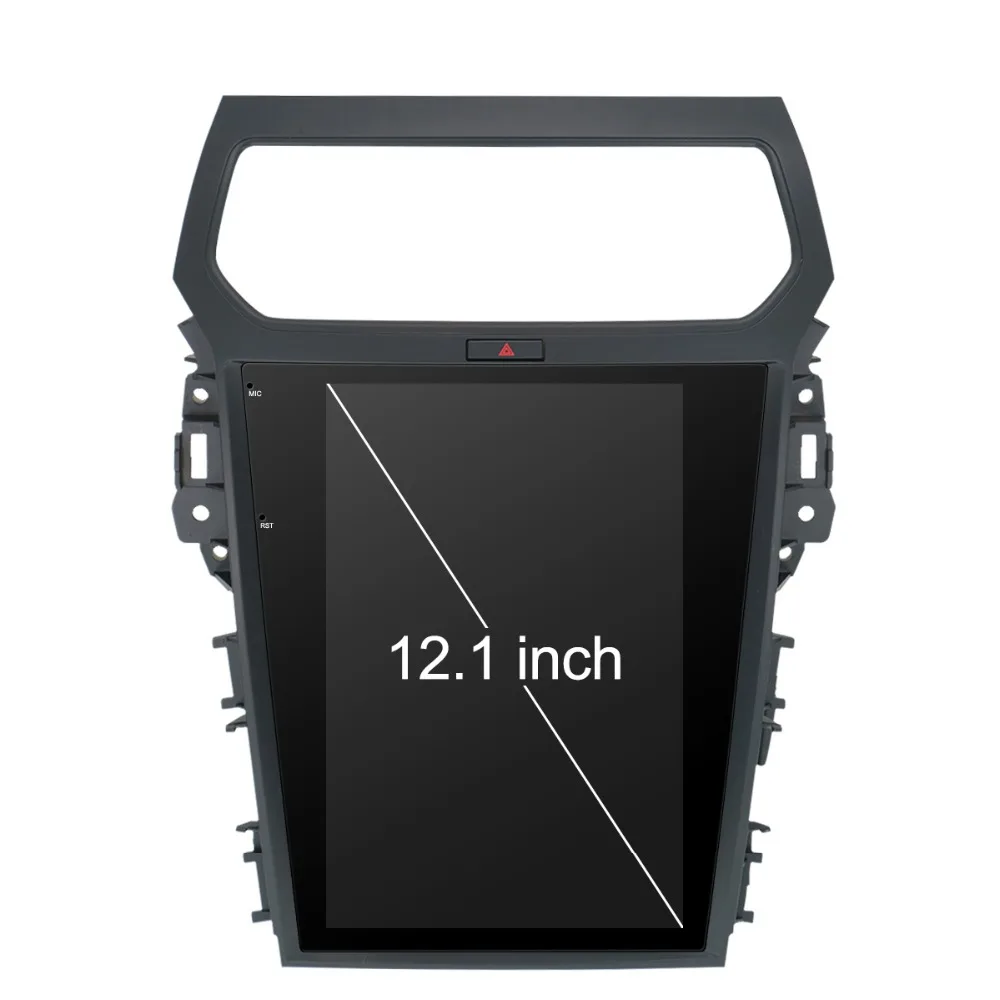 Flash Deal Tesla style Android 7 Vertical screen car Navigator Gps for Ford Explorer 2011-2019 Car DVD player Auto stereo multimedia player 19