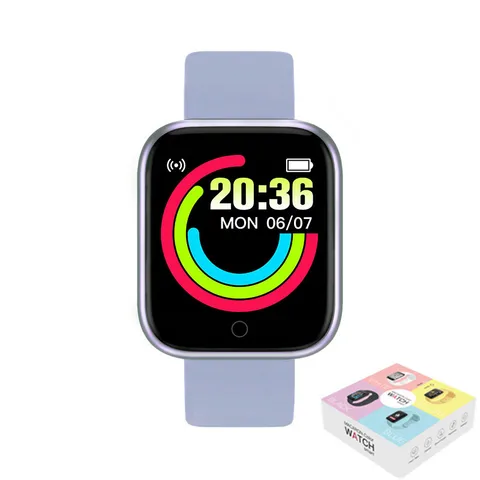 Y68 Smart Watch 8 Color 1.44 inch Screen Men Women Smartwatch Fashion Sports Smart band Fitpro Version Factory Wholesale