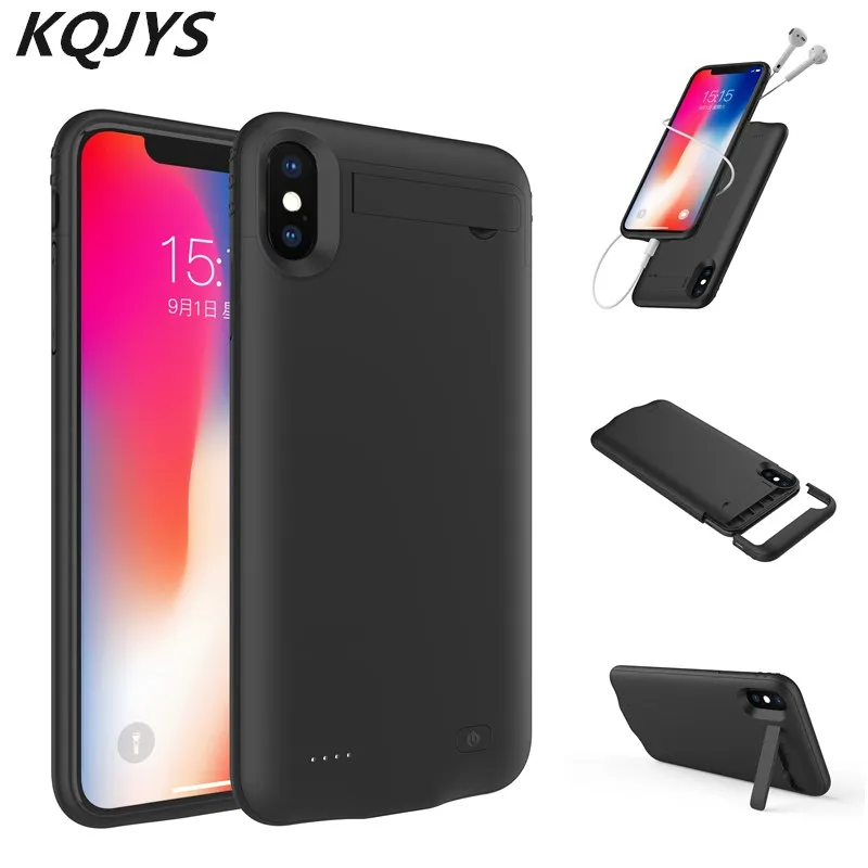 KQJYS внешний аккумулятор зарядное устройство чехлы для iPhone XR портативный