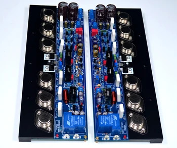 

300W+300W KRELL FKSA50 ON MJ15024 / 15025 Power tube + MJE15033/ 15032 Push tube Pure After level Class AB amplifier board