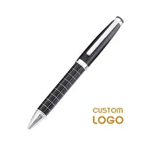 Персонализированная подарочная ручка, металлическая шариковая ручка, Заказные ручки с логотипом, гравировка логотипа, название компании, школьные офисные принадлежности