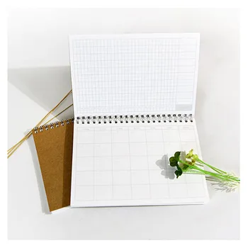 

Kraft Paper Coil Notebook Planner Daily Weekly Monthly Handbook Time Organizer 2021 Agendas Office Work Schedule School Supplies