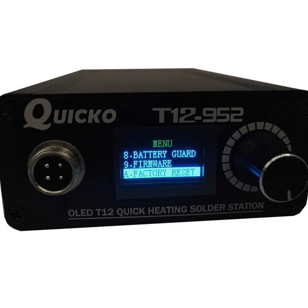 Domestica сварочный инструмент мини OLED паяльная станция T12-952 с 9501 ручкой ЕС адаптер 24V3A припой T12 железный наконечник Портативные Инструменты