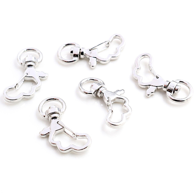 Snap Hook Trigger Clips Buckles For Keychain Lobster Lobster Clasp Hooks for Necklace Key Ring ClaspDIY Making