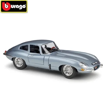

BBURAGO 1:18 JAGUA E-Type Coupe Diecasts Sports Car Simulation Alloy Car Model Toy for Kids Toy and Gifts for Men Free Shipping