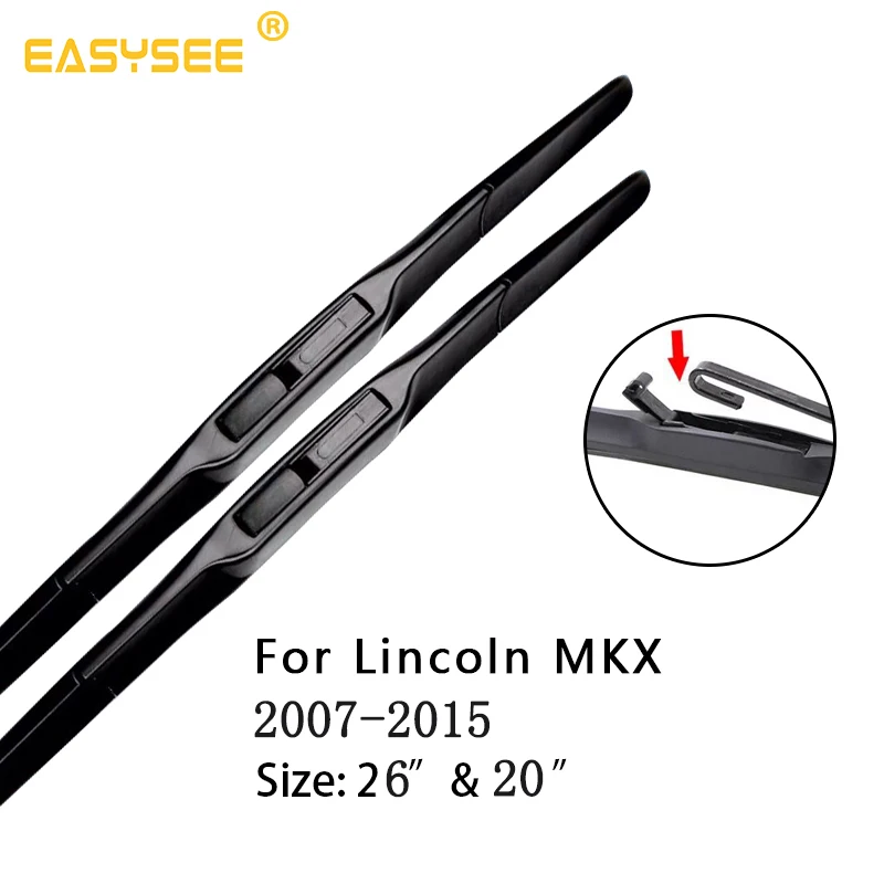 Windscreen windshield Wiper Blades for Lincoln MKX Fit Pinch Tab / Hook