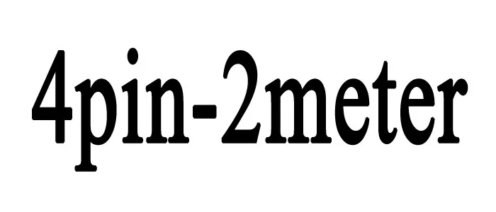4pin-2meters Высокое качество 4pin 5pin 6pin 8pin Автомобильный видеорегистратор Камера Удлинительный кабель HD монитор камера заднего вида проводная линия кабель питания - Название цвета: 4pin-2meters