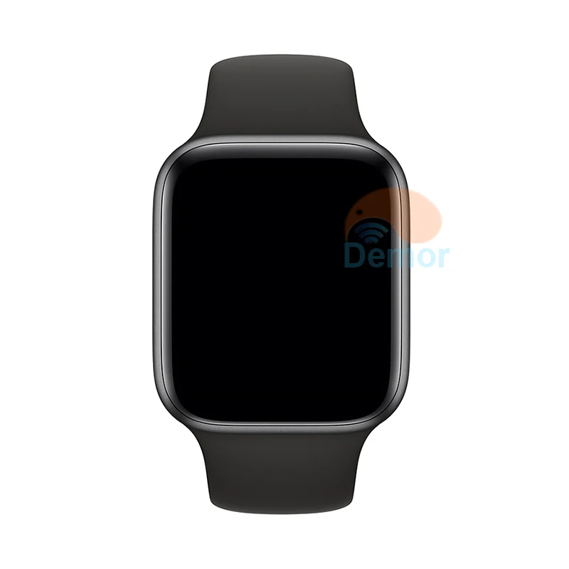 Черный DEMOR IWO 11 gps умные часы серии 5 44 мм монитор сердечного ритма MTK2503 спортивные умные часы для Apple iOS 9 iPhone 10 X Android телефон - Цвет: Черный