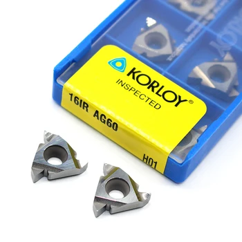 

16IR 16ER AG60 H01 100% Original Aluminum Alloy Blade Thread Turning Tool CNC Cutting Tool Threading Aluminum Processing Inserts