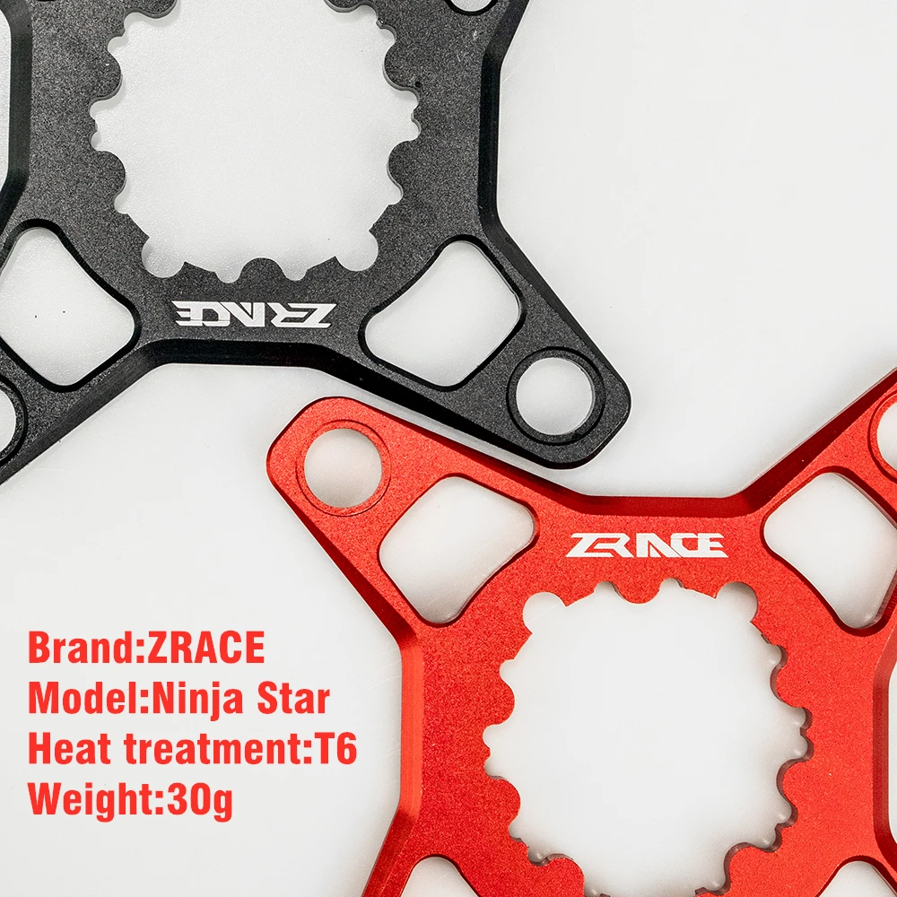 ZRACE Ninja Star SRAM с прямым креплением, велосипедный Кривошип BCD104, цепное кольцо, конвертер 7075, велосипедные кривошипы из алюминиевого сплава 30g