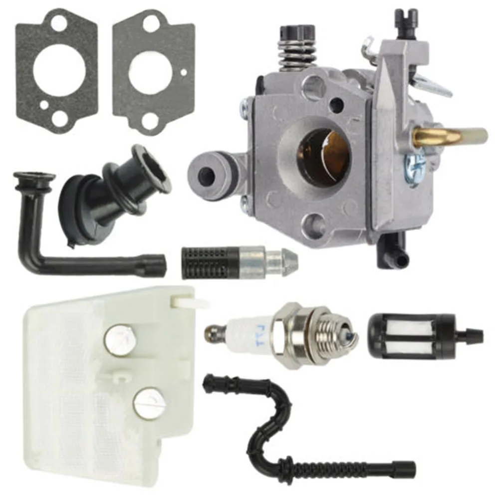 Carburetor Air Filter Carb Fuel Line Kits Replaces For Stihl 024,026,MS240,MS260