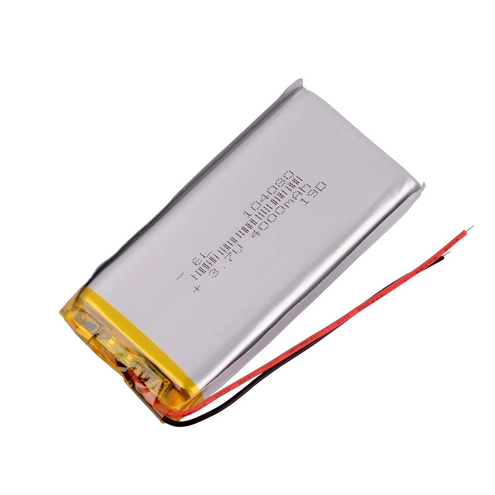 3,7 V 4000mAh 104080 полимерный литий-полимерный перезаряжаемый аккумулятор для colorfly c10 электронные книги power bank Tablet PC DVD on