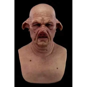 

Old People Realistic Full Head Masks Halloween Costume Cosplay Party Props Old Man Latex Halloween Mask horror Grandparents
