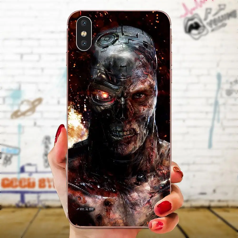 Для Xiaomi Redmi mi 4 7A 9T K20 CC9 CC9e Note 7 9 Y3 SE Pro Prime Go Play TPU чехол для телефона Ter mi nator Schwarzenegger