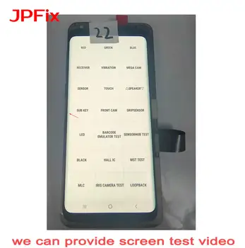 

JPFix Super AMOLED For Samsung Galaxy S9 G960 G960F LCD Display Touch Screen Digitizer Assembly With Frame Leakage