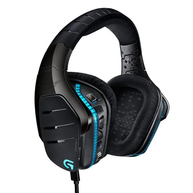 

Logitech RGB 7.1 Surround Headphone Wired Gaming Headset Multi-Platform Compatibility G633 Custom Sound Profile For PS4 Xbox One