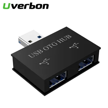 

High Speed Mini USB HUB to 2 Port Charger Hub Adapter USB 3.0 OTG HUB USB Splitter For Phone Tablet Computer Laptop USB Mini HUB