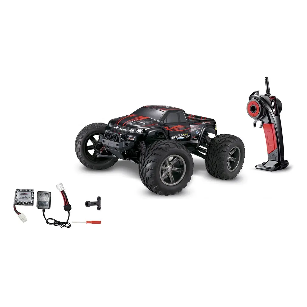 red US 9115 1:12 RC автомобиль 4WD вождение автомобиля щеткой моторы привод Bigfoot автомобиль пульт дистанционного управления модель автомобиля внедорожник игрушка - Цвет: red US