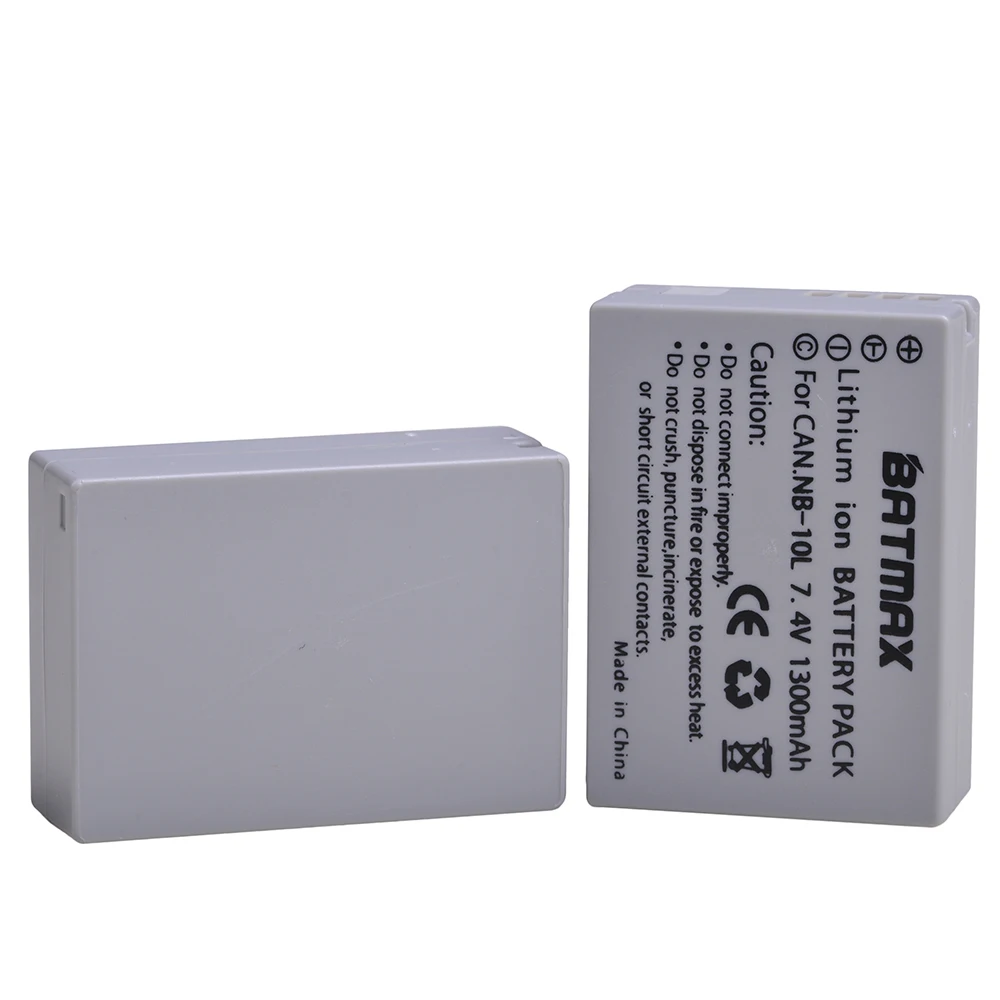 Аккумулятор Batmax для камеры CANON 2 шт. PowerShot SX40 HS SX40HS SX50 SX50HS G1 X G1X G15 G16 SX60 G3X|battery for