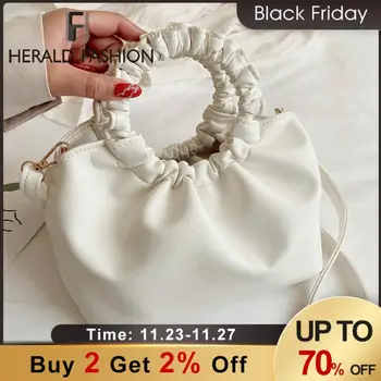 

Luxury Leather Small Handbag Soft Evening Clutches Women Hand Dumpling Bag Leather Crossbody Bag Female Totes Bag Hand Purse