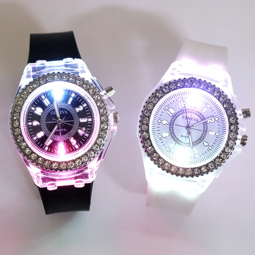 led flash luminous watch