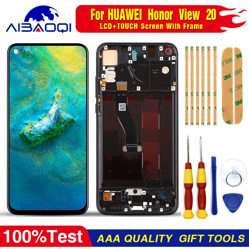 Новый оригинальный сенсорный экран ЖК-дисплея для Huawei Honor вид 20/Honor V20 телефон с